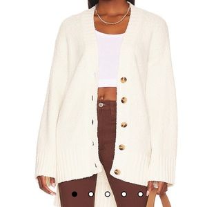 House of Harlow x REVOLVE Leila white cardigan size extra small